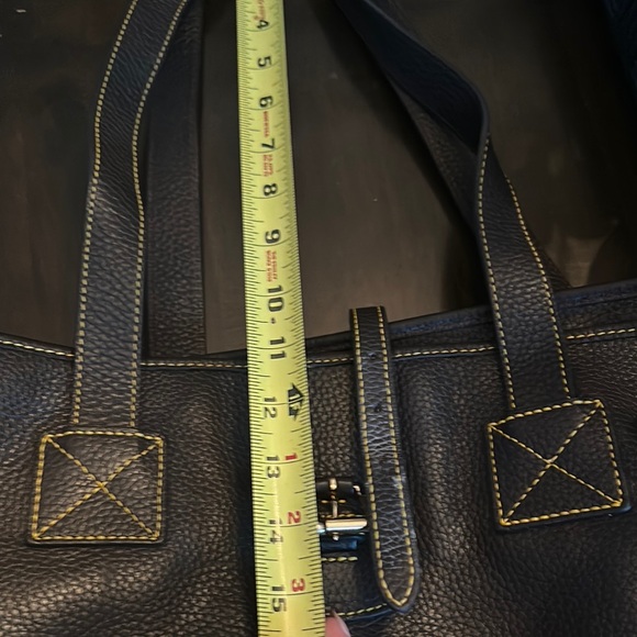 Dooney & Bourke Dark Brown Leather Tote Bag - Picture 9 of 15